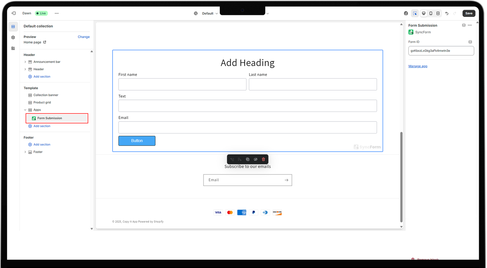 Paste Form ID